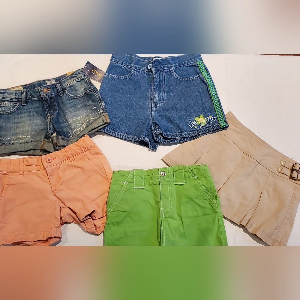 Girls Size 6 Shorts & Skorts 5 Piece Bundle READ DESCRIPTION - Picture 1 of 6